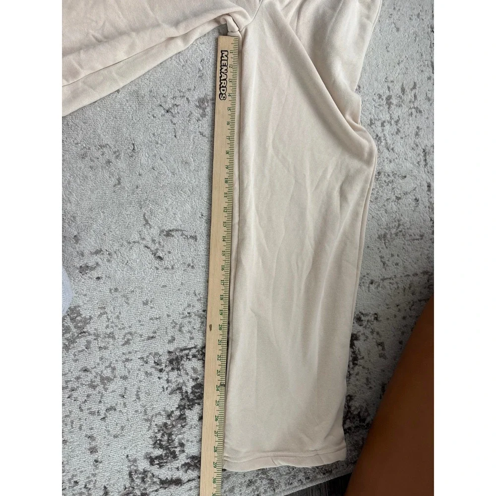 Better Together Womens Cream Christmas sweatshirt Wide Leg Pant Set Large lounge - Picture 6 of 6